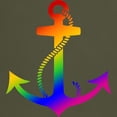 thumbnail image 3 of CafePress - Rainbow Anchor T Shirt - Men's Classic Graphic Cotton T-Shirt, 3 of 4