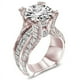 thumbnail image 3 of Anillo de compromiso con circonita en forma de huevo de ganso con incrustaciones de chapado en oro rosa y joyería de moda europea y americana, 3 of 4