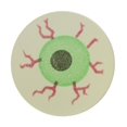 thumbnail image 6 of 12 Eye Glow in The Dark Super Bouncy Balls - Spooky Eyeball Novelty Party Favor Toy Halloween, ophthalmologist, Optometry Anatomy (1 Dozen), 6 of 7