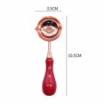 thumbnail image 3 of Cuadros Decorativos Cuchara de madera maciza de cera para sellar, herramienta para hacer sellos artesanales Retro SDIY (rojo), 3 of 4