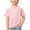 Pink, variant on Multi Solid Color Reflective Detail Kids Athletic T Shirt Lightweight Raglan Sleeve Top for Travel Beach Vacation & Group Team Uniform Looks White 100