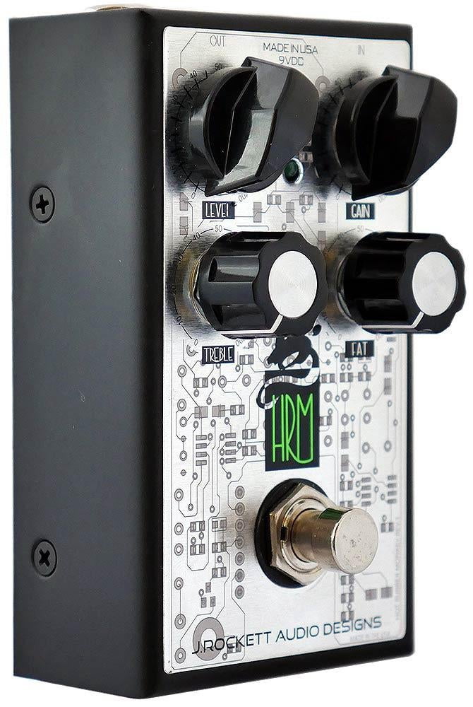 J. Rockett Audio Designs Hot Rubber Monkey (HRM) Overdrive Effects Pedal Black and Silver