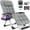 Gray, variant on DKMOCO Oversized XL Zero Gravity Chair, 29" Extra Wide Recline Chair w/Upgraded Lock and Wider Cup Holder, Camping Lawn Chair for Patio Outdoor Office,Gray