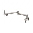 thumbnail image 1 of Brass Pot Filler Faucet Swing Spout Wall Mounted Brushed Nickel Black Quality Kitchen Faucet ,bar Laundry RV Farmhouse, 1 of 7
