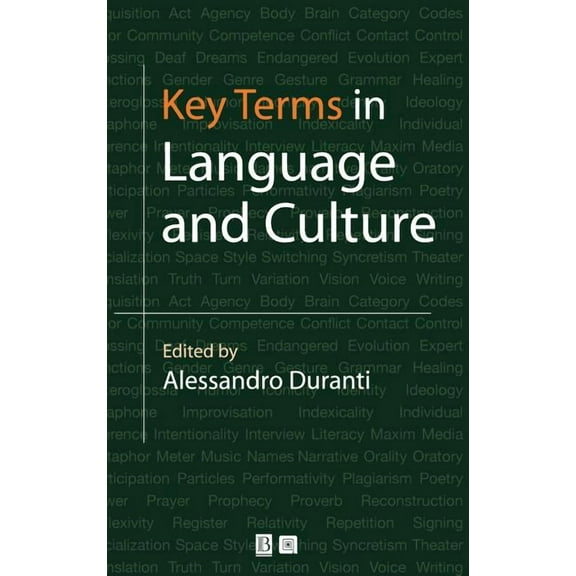 Key Terms in Language and Culture, (Hardcover)