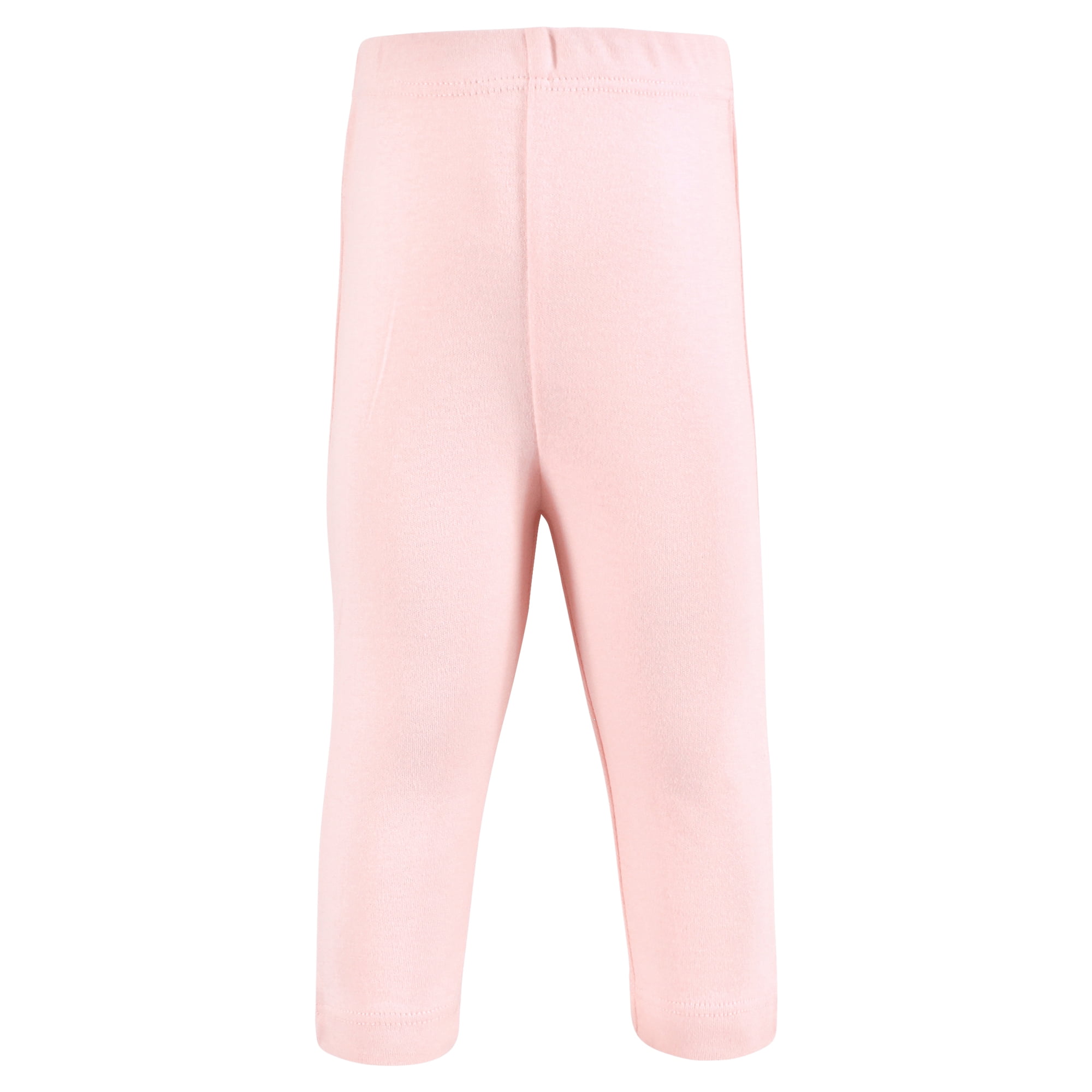 Hudson Baby Girls Cotton Pants and Leggings, Blush Rose Leopard, 6-9 Months