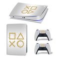 thumbnail image 1 of PS5 Digital Edition Skin Sticker Geometry Removable Cover PVC Vinyl for PS5 Console and 2 Controllers PS5Digital-7163, 1 of 5