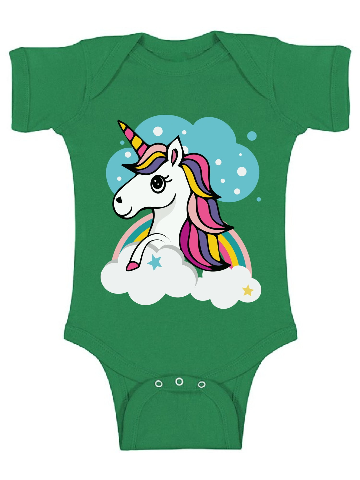 Awkward Styles Cute Unicorn Baby Bodysuit Short Sleeve Unicorn Gifts