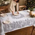thumbnail image 6 of MMJ Christmas Coloring Table Cover DIY Activity Tablecloth, Washable Protective Cover for Holiday Party Table Christmas Decor 40x60in, 6 of 7