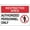 Warning Sign 3, variant on RESTRICTED AREA Authorized Personnel Only Sign No.6583 - 8"x12" Metal Tin Warning Sign, for Yard Office Indoor Outdoor