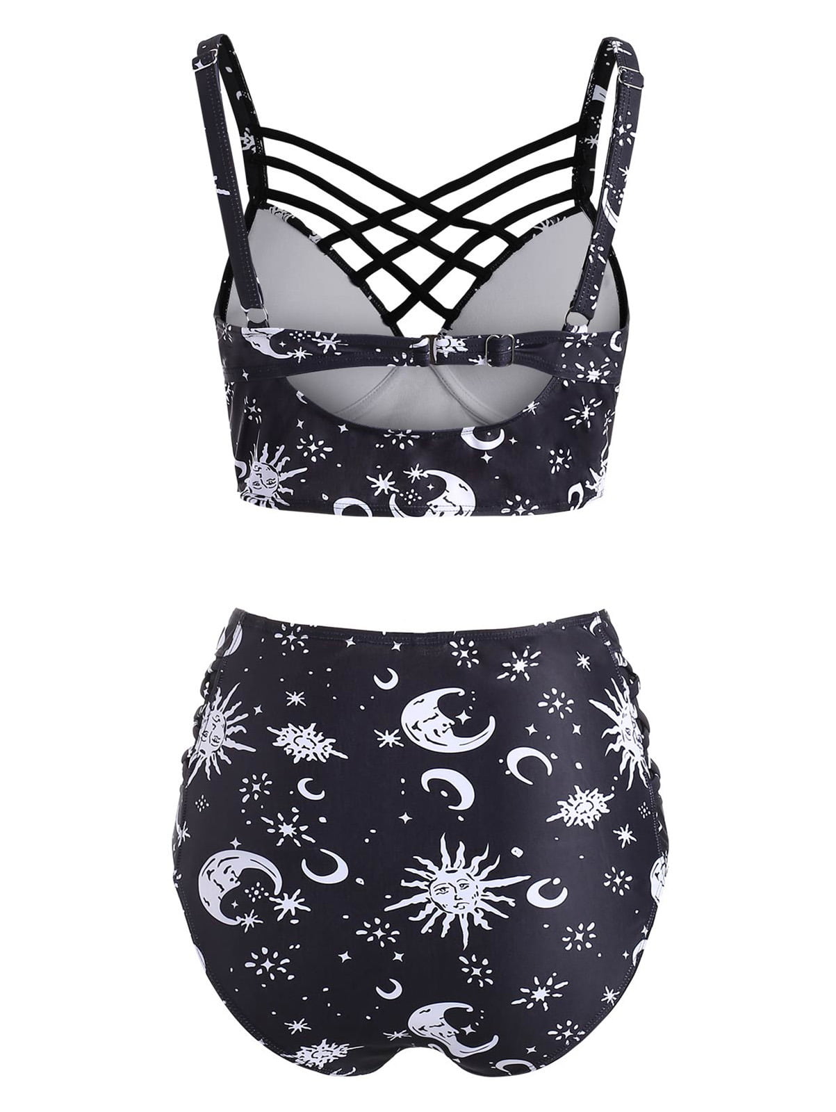 Mono B Black Two Piece Swim Suit – Strawberry Moon Boutique