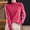 Hot Pink, variant on NMMUED Mock Neck Sweater Tops for Women Womens Long Sleeve Tops Mock Neck Tops for Women Tunic Sweaters for Women Pull Over Sweaters Womens Basic Sweaters for Women Beige L
