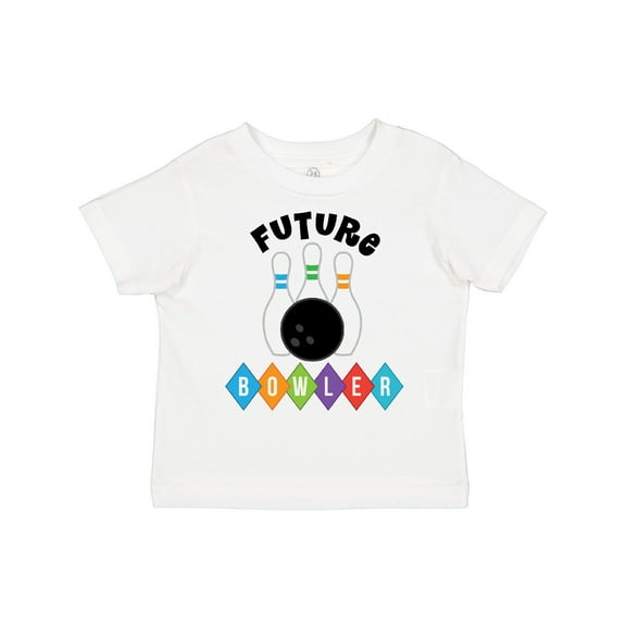 Inktastic Future Bowler Bowling Pins Boys or Girls Toddler T-Shirt