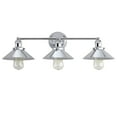 thumbnail image 5 of JONATHAN Y July 26.5" 3-light Industrial Farmhouse Metal Vanity Light, Chrome, 5 of 7