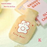 350ML Capacity Cartoon Washable Warm Hot Water Bag for Winter or Pain Relief