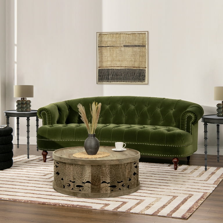 Jennifer Taylor Home La Rosa Chesterfield Tufted Sofa, Quality
