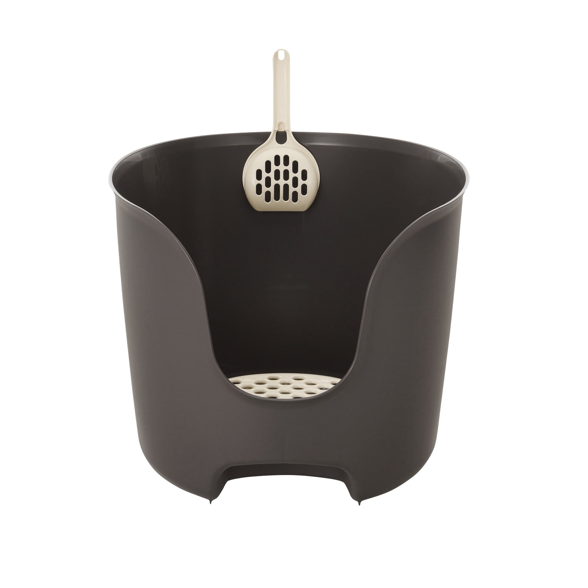 PAW TRAX High Wall Cat Litter Box, Brown