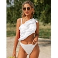 thumbnail image 3 of Ekouaer 2 Pieces Women Beach Sarongs Sheer Cover Ups Chiffon Bikini Wrap Skirt for Swimwear, 3 of 7