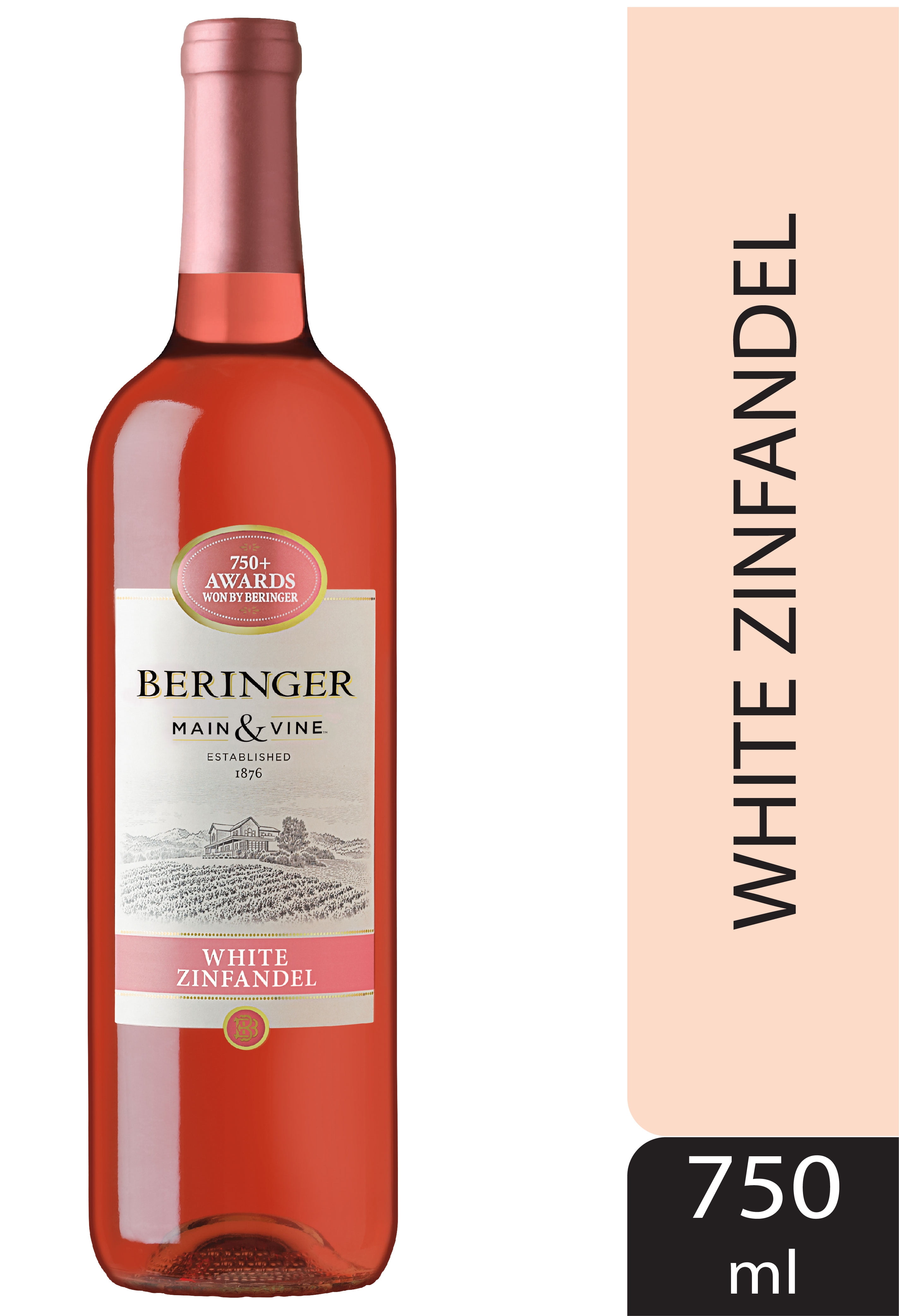 Beringer Main & Vine White Zinfandel Wine 750ml