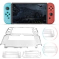 thumbnail image 1 of Carcasa protectora ultrafina Wmkox8yii transparente PC Crystal Hard Case para NS Switch-OLED, 1 of 9