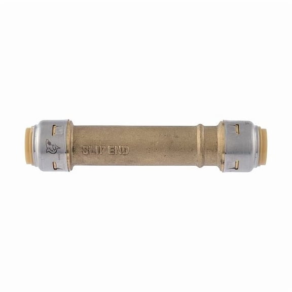 Sharkbite Max Adapter,Brass,1/2 in Size A Pipe Size UR3008
