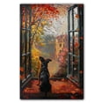 thumbnail image 3 of Canvas Wall Art for Living Room - Manchester Terrier Dog Poster Print Vintage Home Decor Pets Oil Painting Autumn Room Decor, 3 of 6