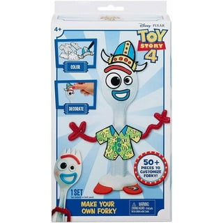 Toy Story 4 Make A Forky Sporky Creativity Set Kit Create Foam Buzz! 8”  Sporky