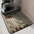 thumbnail image 2 of Coffee Bar Mat Accessories for Countertop Super Absorbent Anti-Slip Silicone Flower Dish Drying Mats for Kitchen Counter Draining Pad Decor Gift Fit Coffee Maker Coffee Pot Espresso Machine 24inx18in, 2 of 6