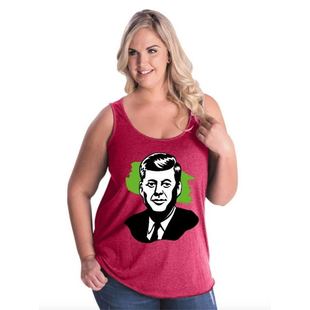 klog frugthave organ Normal is Boring - Womens and Womens Plus Size President John F. Kennedy  Curvy Tank Tops, up to size 26/28 - Walmart.com - Walmart.com
