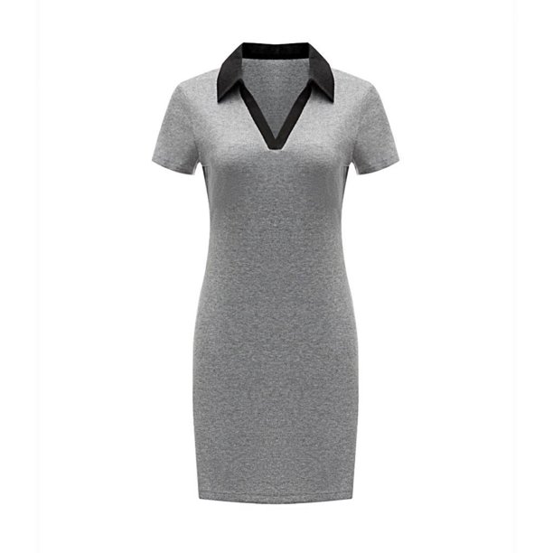 Vestido corto de verano para mujer, vestido informal suave para trabajo en la playa, regalo de cumpleaños para mujer S