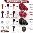 thumbnail image 3 of Kit de arco para globos Captank, negro y rojo, grueso, con doble relleno, 3 of 9