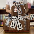 thumbnail image 1 of Caja de almacenamiento portátil de ratán, conjunto de bufandas, caja de regalo para bodas y fiestas, caja de regalo para bodas, 1 of 5