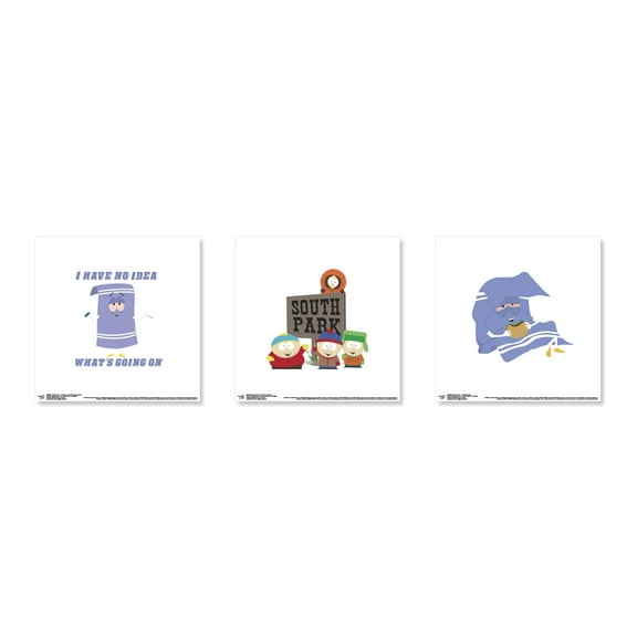 Gallery Pops South Park - Towelie Wall Art Bundle (3-Pack)