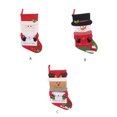 thumbnail image 3 of Bewildely Bolsas de Navidad Colorido Papá Noel Abrazo Sobre Medias Puerta Pared Envoltura Calcetines Colgante Adorno Colgante Dulces Aperitivos Kits de decoración para fiestas Alce Bewildely HA069973-03, 3 of 6