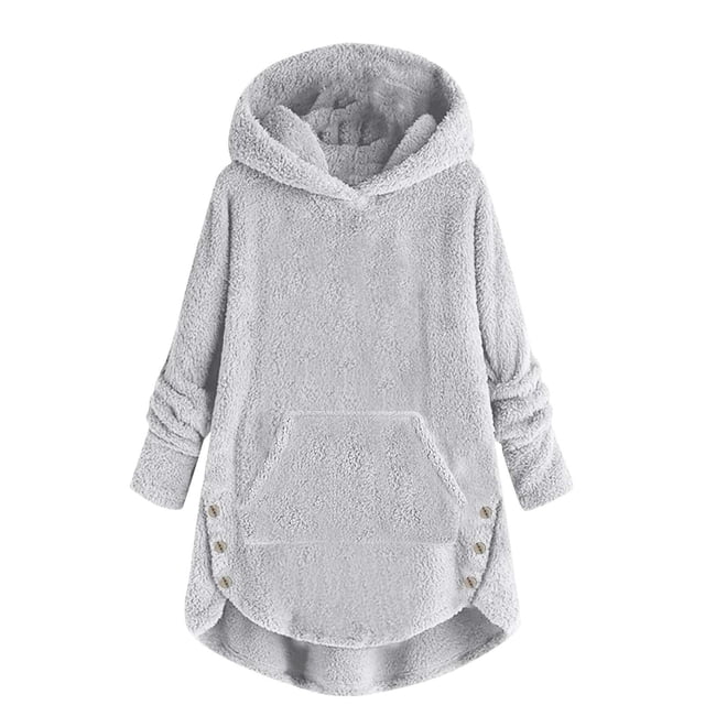 Poches de Robe à Manches Longues, Capuche et Confort - le Haut à Manches Longues de Couleur Unie Ultime pour Grands Enfants