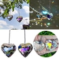 thumbnail image 2 of Promotion Sale! Nomeni Household Pendant 2Pcs Crystal Heart Suncatchers Crystal Wind Chimes Outdoor K9 Glass Color Crystal Suncatcher Window Pendant for Decoration Clearance Sale Clear, 2 of 8