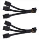 thumbnail image 2 of 2piezas 3X8Pin PCI-e A 16Pin(12+4) PCI-e 5.0 12VHPWR Conector Cable de Codo de 90 Grados GPU RTX4090 RTX4080 Serie P8X3 A 16PIN-A, 2 of 5