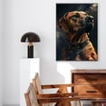 thumbnail image 5 of Hudo Rhodesian Ridgeback Dog on Space Poster Art - Rhodesian Ridgeback Dog Canvas Wall Art - Nursery Wall Decor - Dog Accessories, 5 of 5