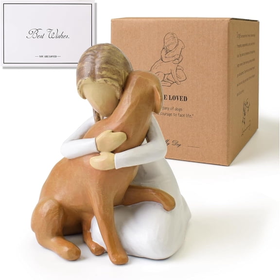 CEYAZYE Dog Memorial Gifts for Loss of Dog Sympathy Gift, Handmade Dog Bereavement Gift, Pet Remembrance Gift Dog, Dog Passing Away Keepsake