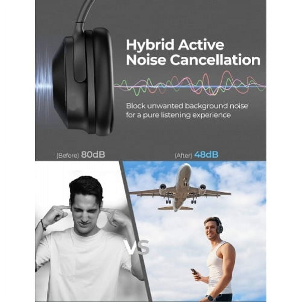 Foldable Wireless Headphones for Google Pixel 7/Pro/6a/6/Pro Phones - Headset w Mic Hands-free Earphones Earbuds Over Ear Compatible With Pixel 7/Pro/6a/6/Pro Models