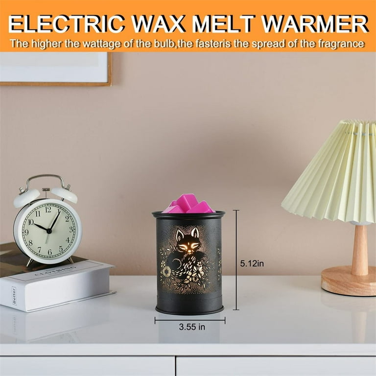 Electric Wax Melting Burner Plug In Fragrance Candle Wax Warmer Iron  Melting Wax Lamp for Bedroom Scented Candles Night Light - AliExpress