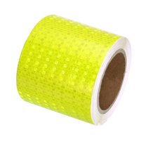 Uxcell Reflective Tape, 4" x 50 FT Waterproof Adhesive Tape, Fluorescent Yellow