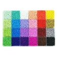 thumbnail image 1 of Yeacher 24000PCS 2mm 24 Colors R-ainbow DIY Multicolors Ball Beads for Crafting String Present Gift, 1 of 8