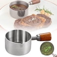 thumbnail image 2 of Stainless Steel Measuring Cups Spoons, Ngxiha Stainless Steak Cup Ingredient Cup Measuring Spooncup Container French Fries Tomato Spoon Kitchen Metal Measuring Cups, 2 of 9