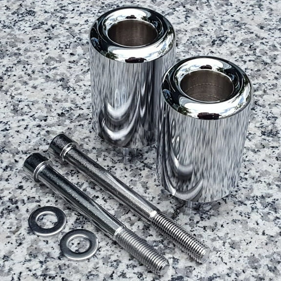 2004-2005 Suzuki GSXR600 GSXR750 GSXR 600 750 CHROME FRAME SLIDERS