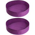 thumbnail image 1 of 2 piezas de cama de jardín elevada SSuperp bolsa de cultivo redonda para plantas morado, 1 of 5