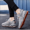 thumbnail image 4 of Zapatillas de running casual para exteriores grises Four Seasons Lightweight Outdoor - Hombre, 4 of 6