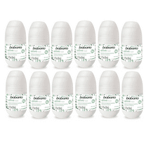Babaria Olive Fresh Roll-On Deodorant 50ml –24h, No Alcohol (12-Pack)