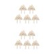 thumbnail image 4 of Billuyoard 5 piezas suministros de decoración de pasteles feliz cumpleaños herramientas de para hornear velas de cumpleaños banderines Type3 NO3, 4 of 6