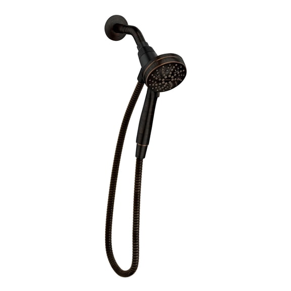 Moen Engage Magnetix Six-Function Handheld Shower Head, 3.5-Inch, Mediterranean Bronze